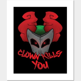 fnf madness combat tricky CLOWN KILLS YOU art Posters and Art
